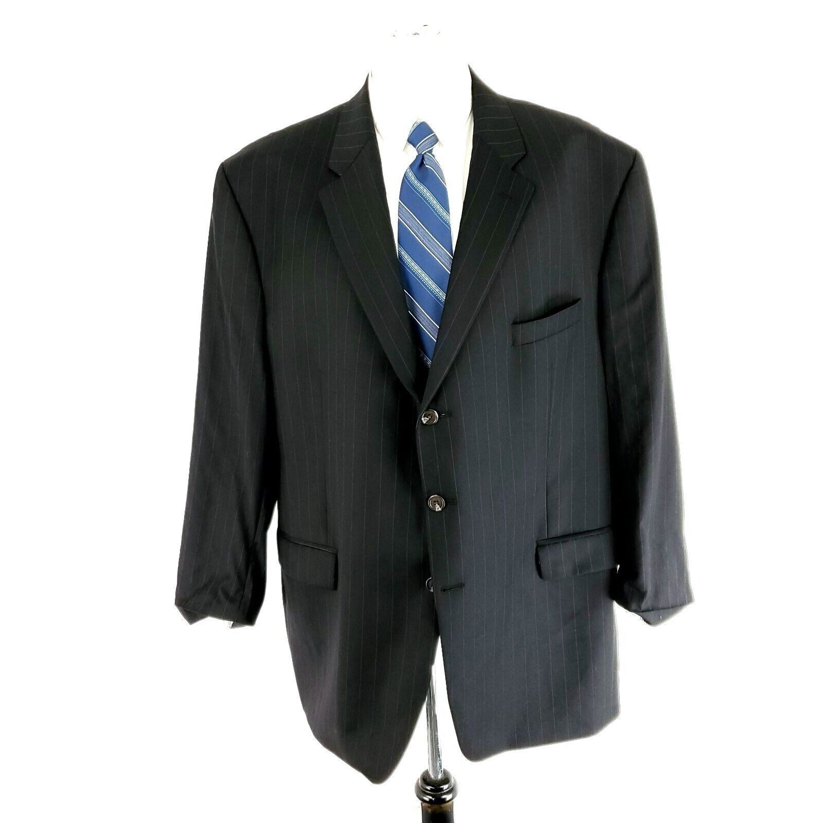 Ralph Lauren Ralph Lauren Wool Cashmere 3 Button Suit Jacket 48L Charcoal Size 48L - 3 Thumbnail