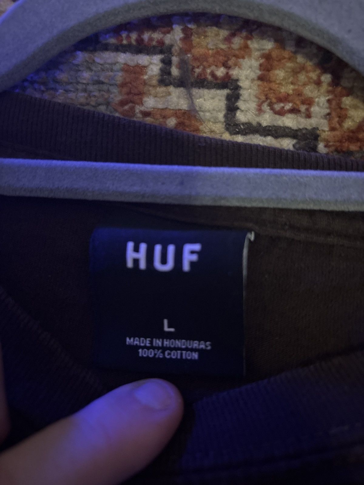 Huf HUF FourTwenty Longsleeve Size US L / EU 52-54 / 3 - 5 Thumbnail