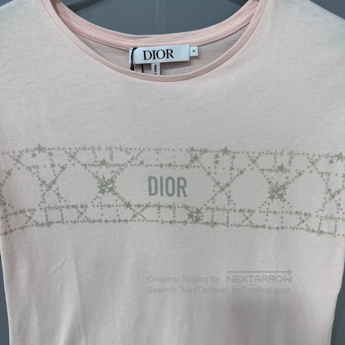 Dior dior pink star short sleeve top for kids. Size XL / US 12-14 / IT 48-50 - 3 Thumbnail