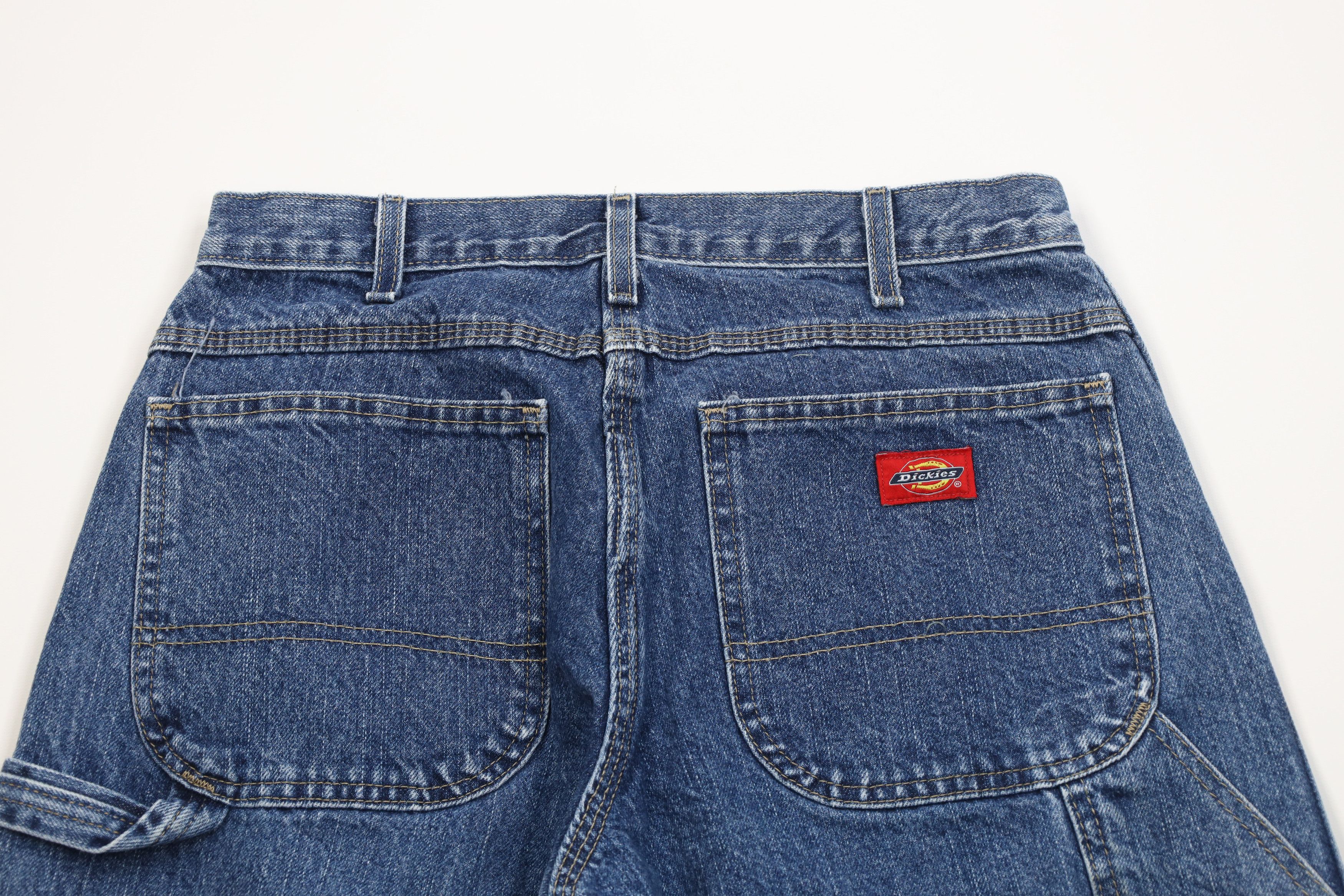 Dickies Vintage Y2K Dickies Fit Dungaree Denim Jeans Blue Cotton Size US 30 / EU 46 - 10 Thumbnail