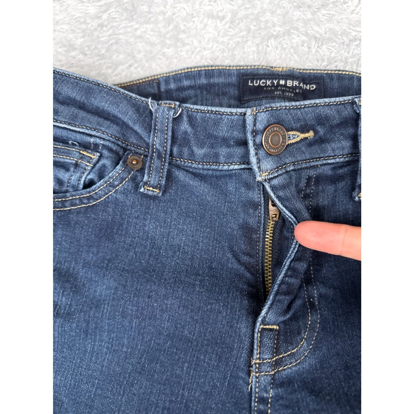 Lucky Brand Lucky Brand Jean Women 10 BlueDenim Lolita Bootcut Low Rise Cotton Blend 30x29 Women Size 32" / US 10 / IT 46 - 5 Thumbnail