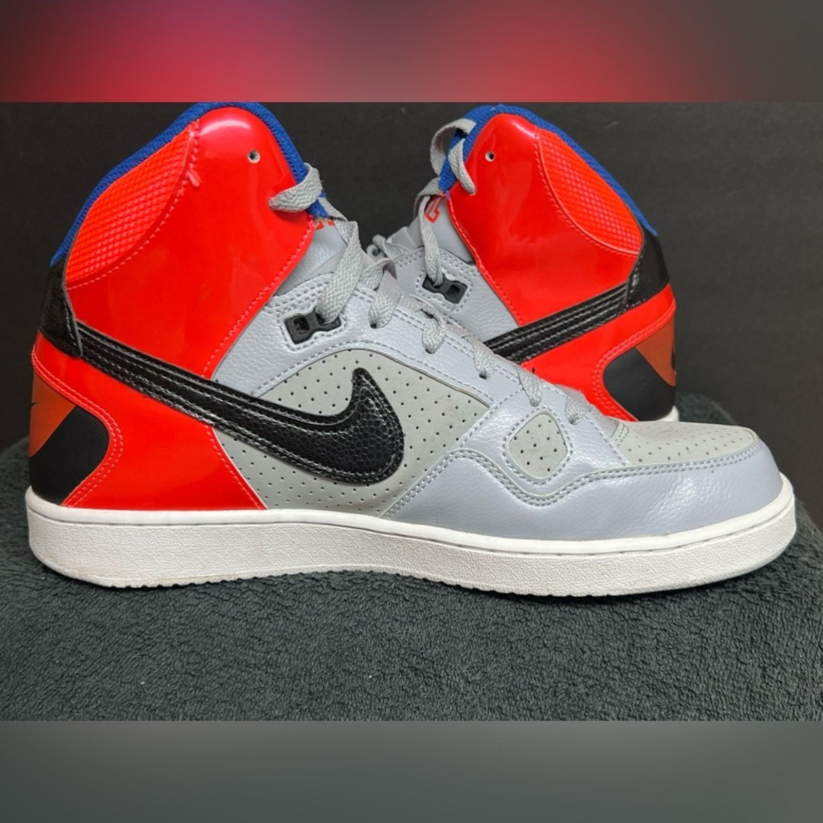 Nike Nike Son Of Force Men’s Gray/Orange/Blue - Shoes CLEAN RARE Size US 9 / EU 42 - 4 Thumbnail