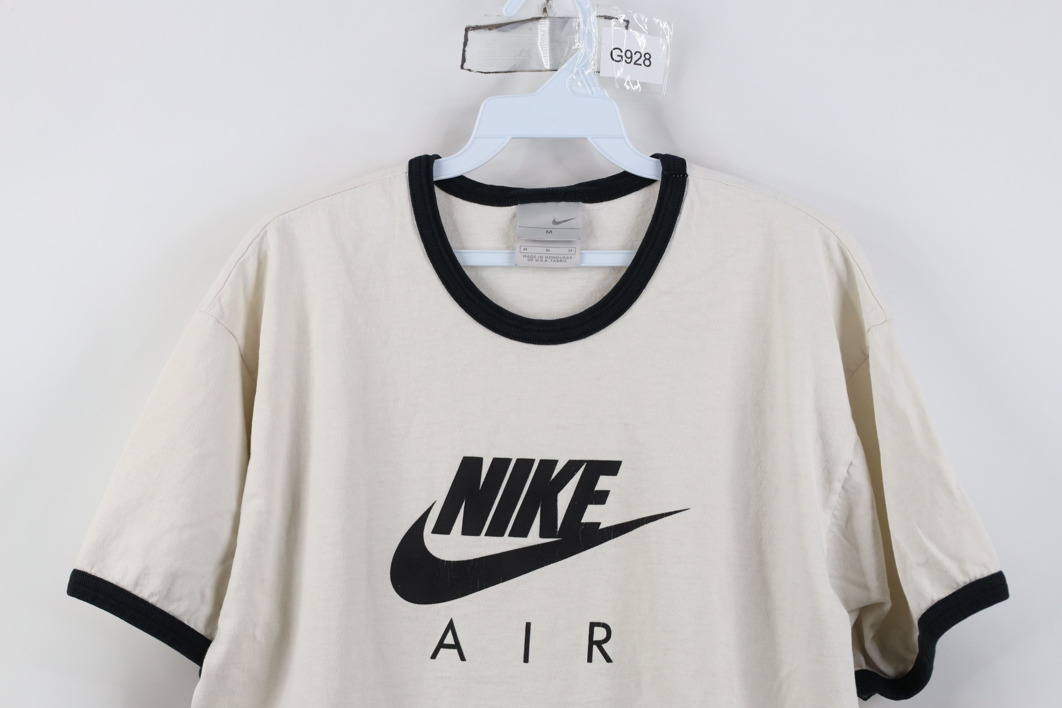 Nike Vintage Nike Air Travis Scott Center Swoosh Ringer T-Shirt Size US M / EU 48-50 / 2 - 2 Thumbnail