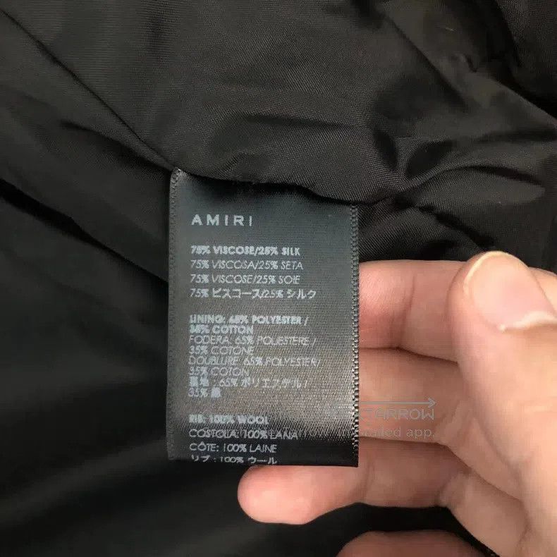 Amiri Amiri Classic Note-Shaped Glitter Jacket Size US L / EU 52-54 / 3 - 4 Thumbnail