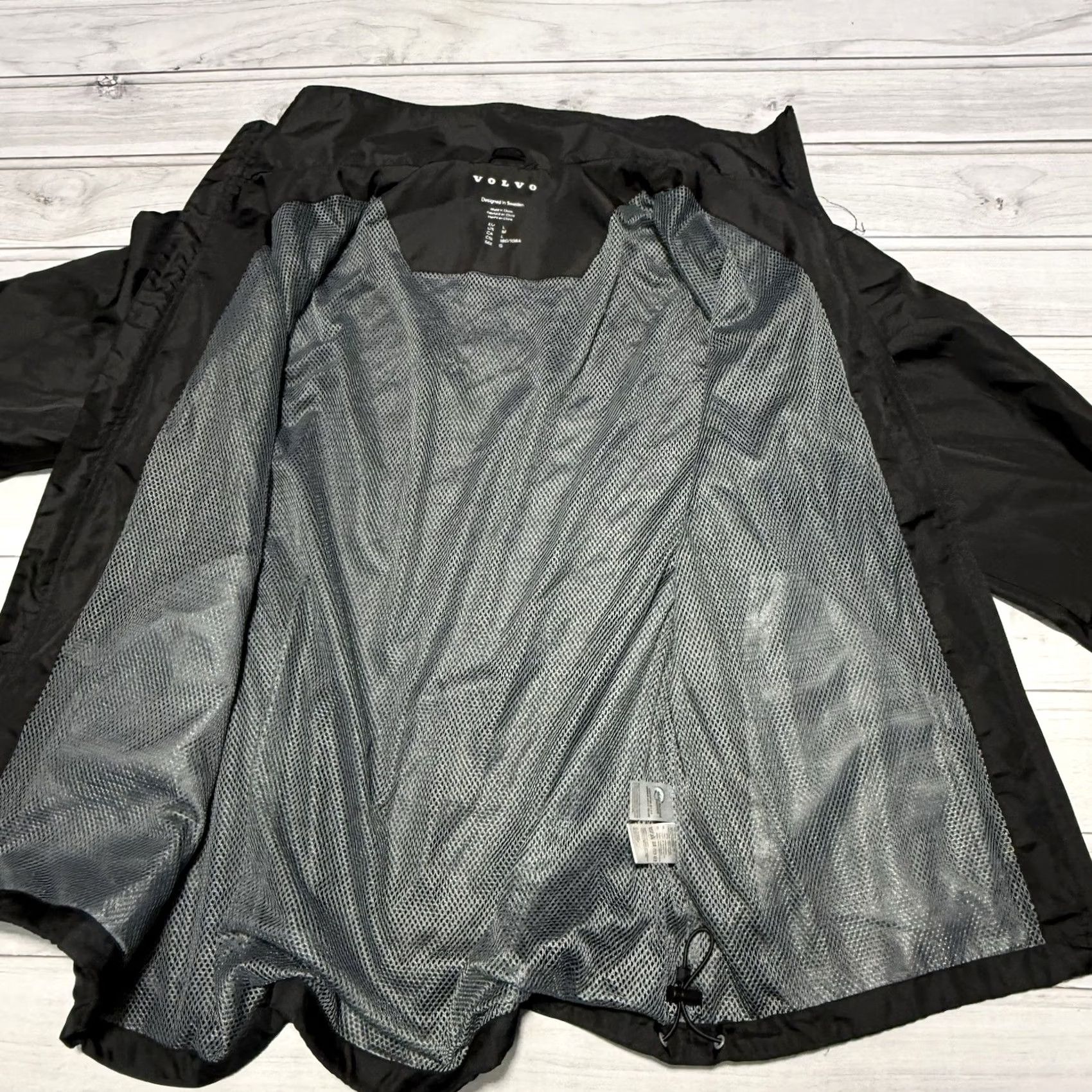 Vintage Volvo Jacket Mens L Black Official Merchandise Full Zip Windbreaker Cars Size US L / EU 52-54 / 3 - 5 Thumbnail