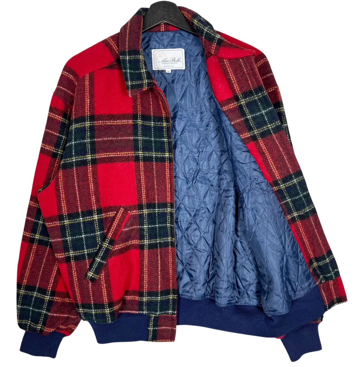 Macbeth Vintage MacBeth Tartan Checkered Zipper Wool Jacket Size US M / EU 48-50 / 2 - 7 Thumbnail