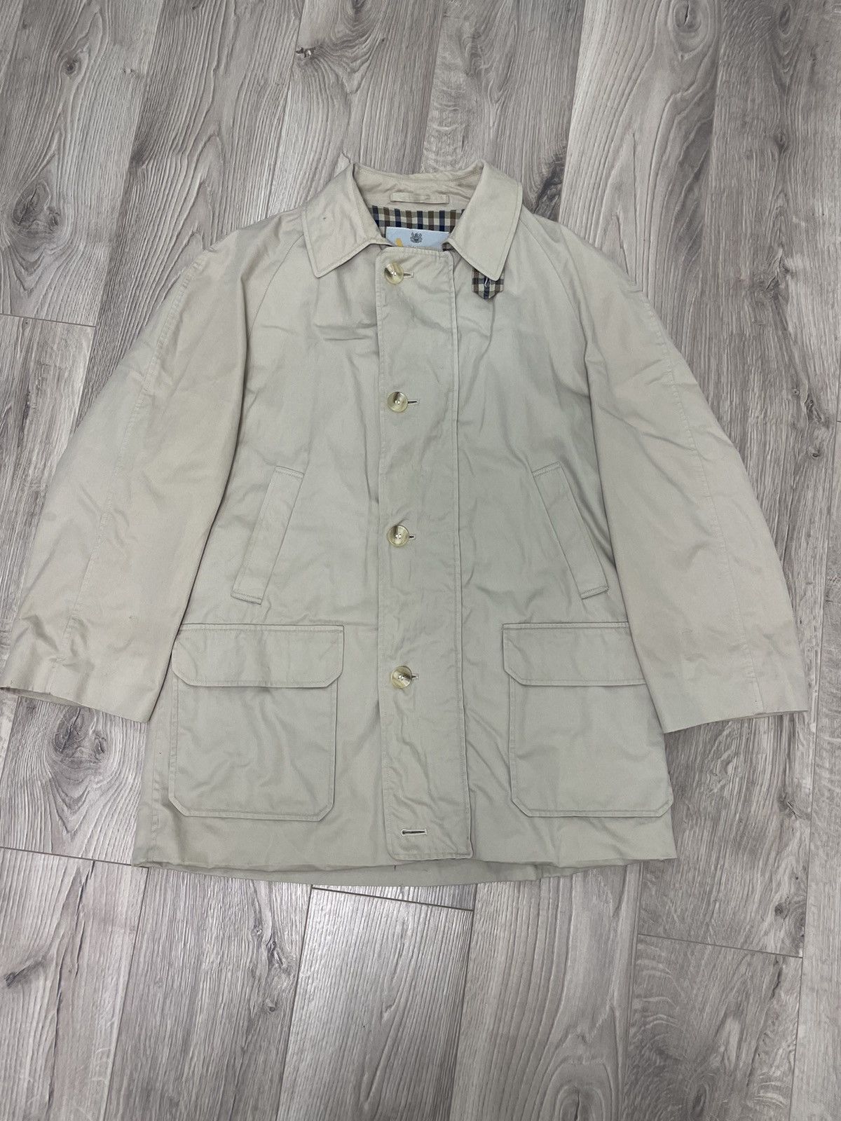 Aquascutum × Vintage Aquascutum coat Size US XL / EU 56 / 4 - 1 Thumbnail