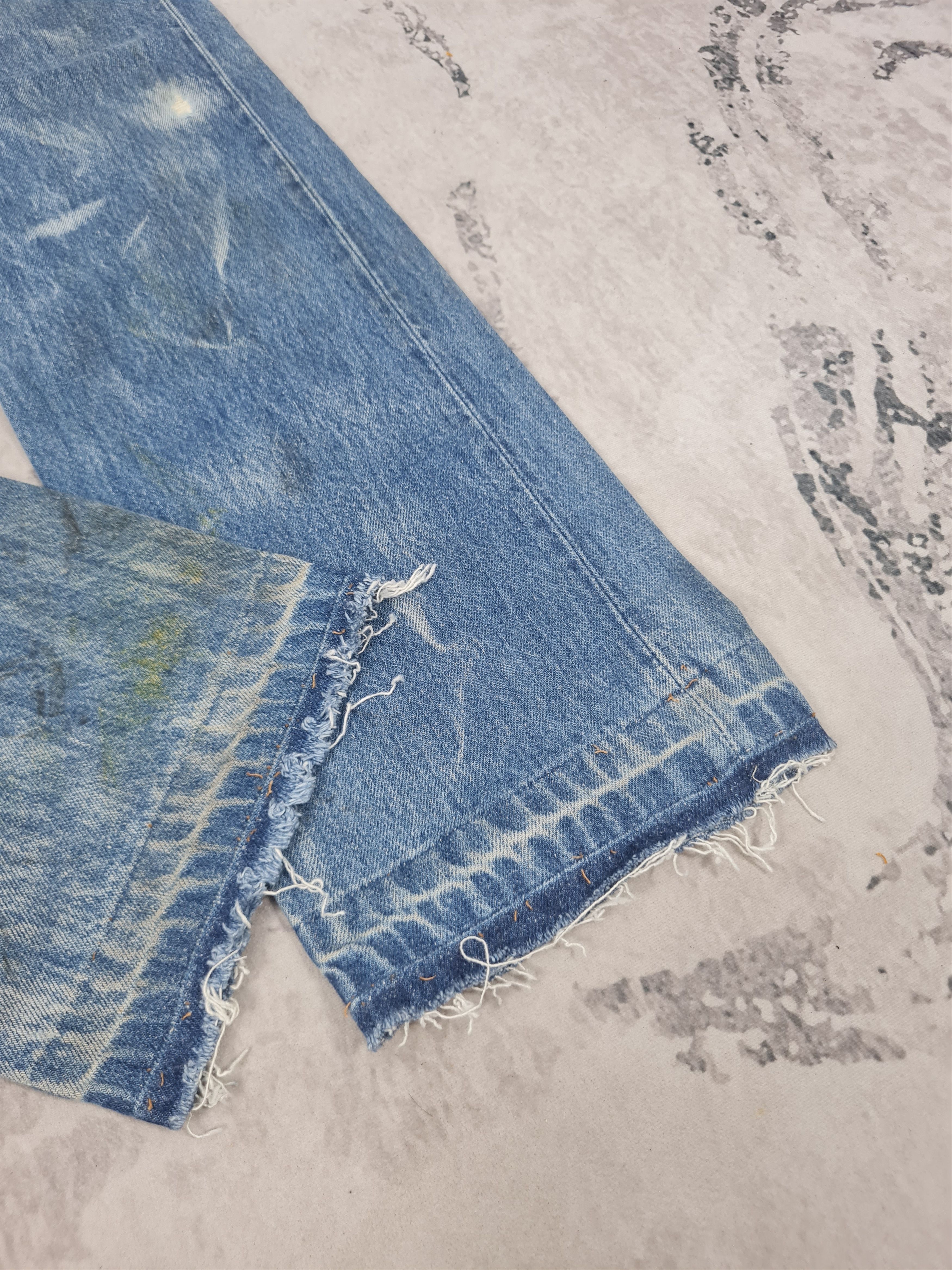 Levi's Vintage Clothing Vtg 90's LEVIS 501 Bleach Design Rust Jeans L0403 Size 30X31 Size US 30 / EU 46 - 15 Thumbnail