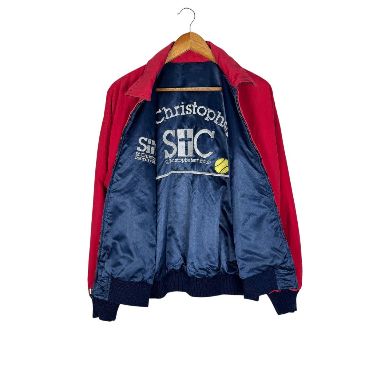 Vintage ⚡️ST CHRISTOPHER TENNIS CLUB REVERSIBLE JACKET Size US M / EU 48-50 / 2 - 1 Thumbnail
