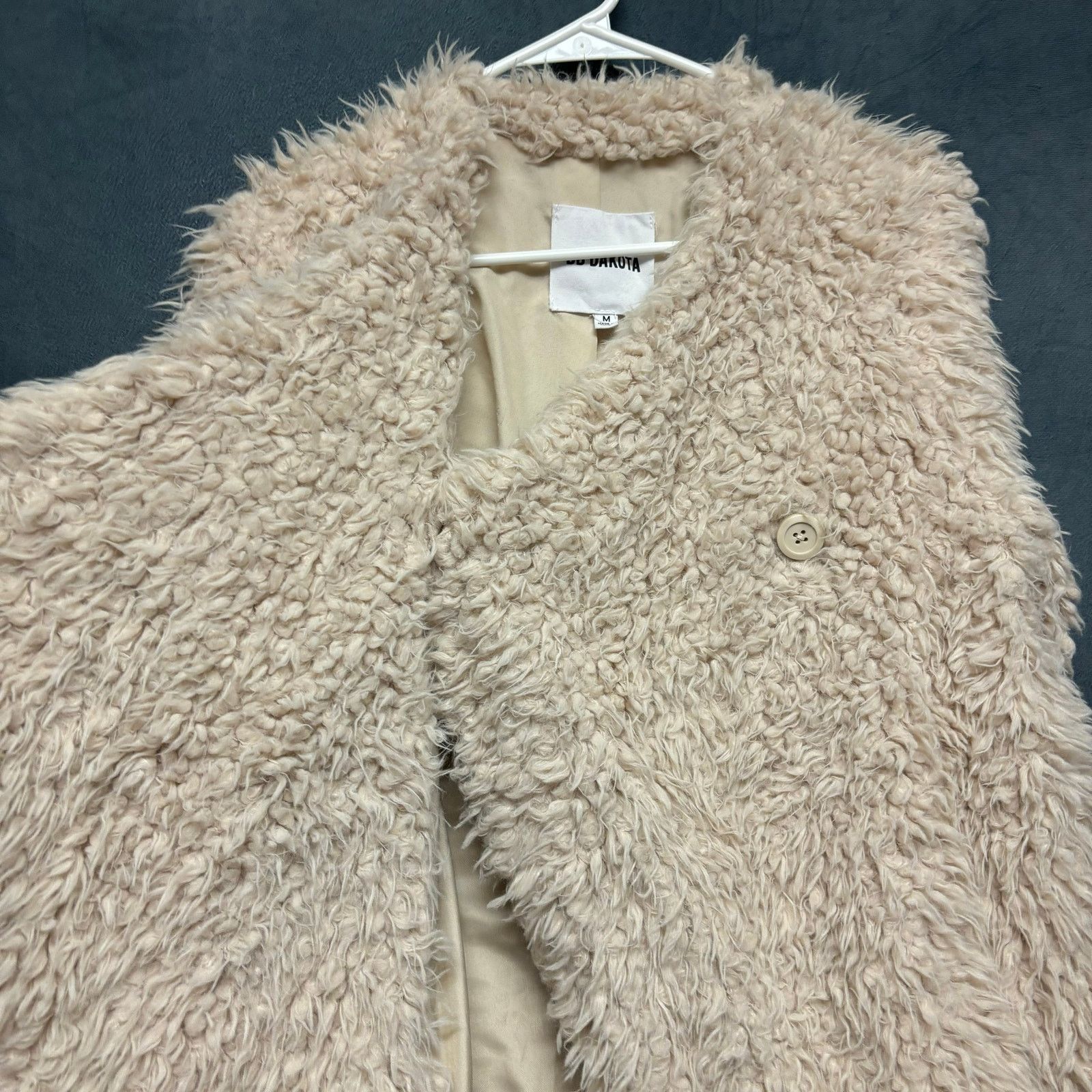 BB Dakota BB Dakota Faux Animal Fur Jacket Womens Medium Wrap Around Size M / US 6-8 / IT 42-44 - 7 Thumbnail