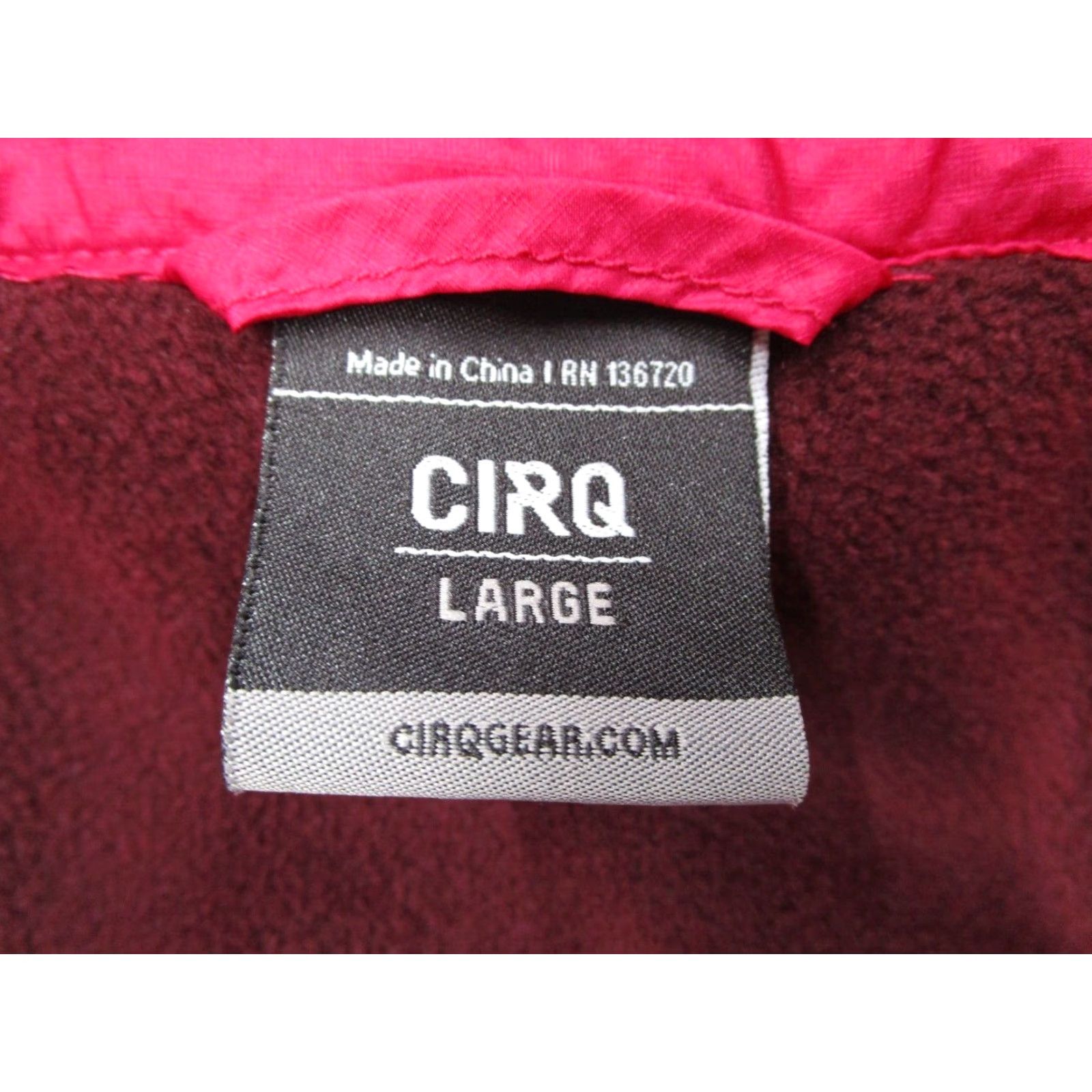 Vintage Cirq Womens Red Quilted Puffer Jacket Full Zip Down Gooses Down Insulated Lightweight Nylon Shell Size L / US 10 / IT 46 - 2 Thumbnail