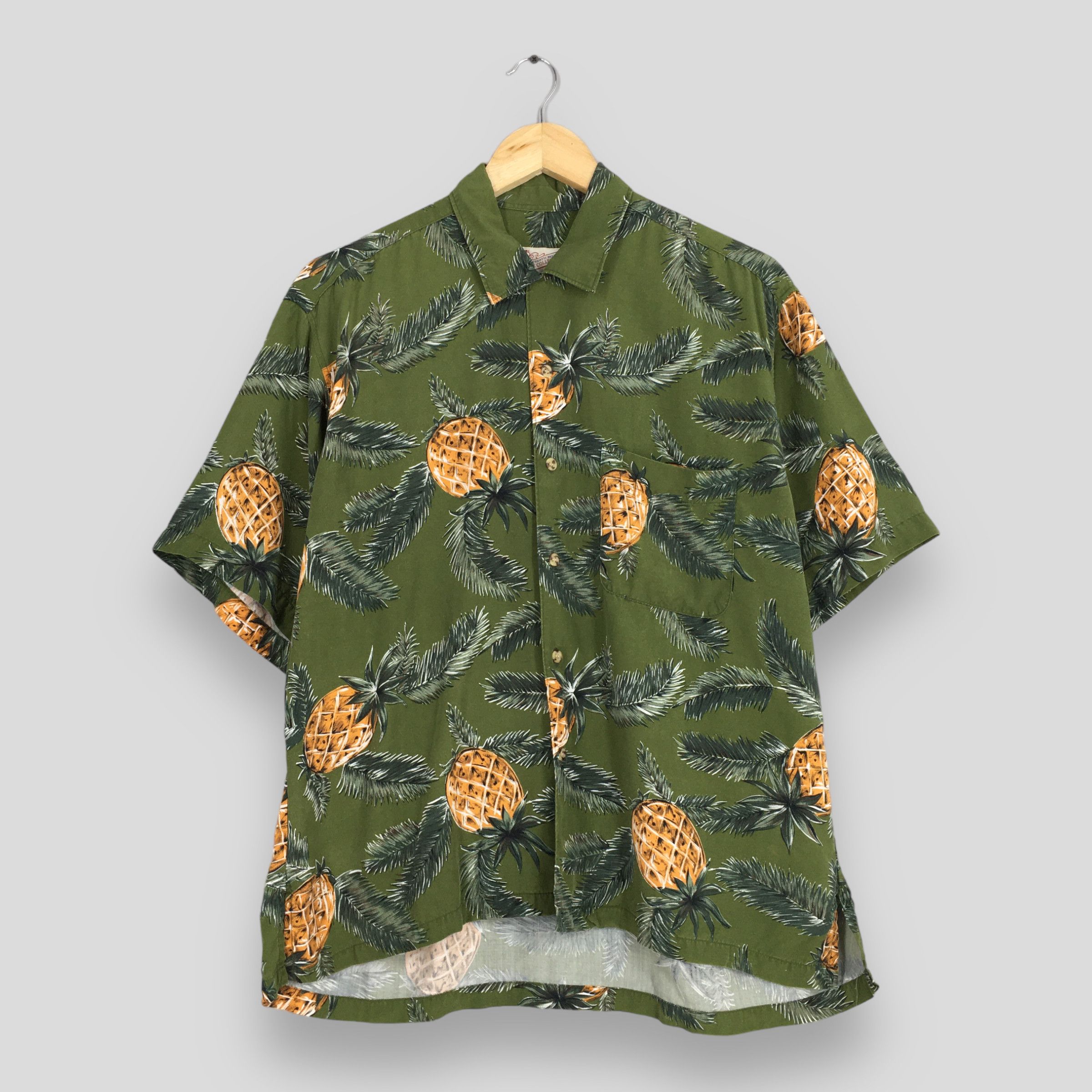 Other Hawaiian Pineapples Aloha Tropical Rayon Shirt Medium Size US M / EU 48-50 / 2 - 1 Thumbnail