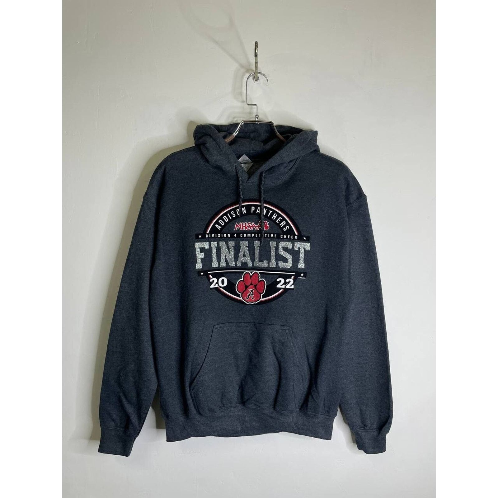 Gildan Vintage Addison Panthers FINALIST Hoodie MHSAA M Size US M / EU 48-50 / 2 - 1 Thumbnail