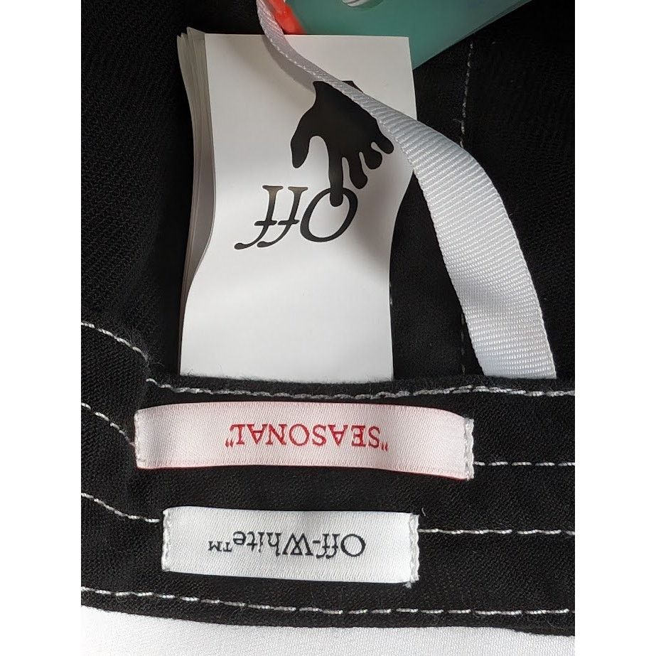 Off-White o1rshd1 Size: OS Bookish OW Laund Baseball in Black / White Size ONE SIZE - 18 Thumbnail