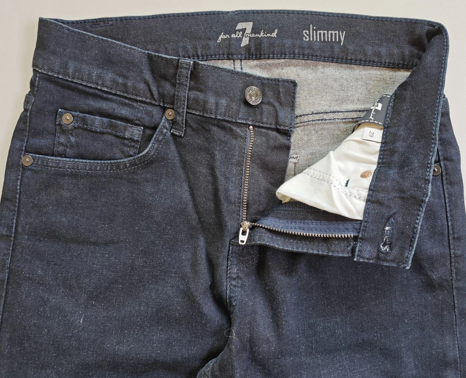 7 For All Mankind 7 For All ManKind Slimmy Basin JEANS T/ 6013 Size US 29 - 5 Thumbnail