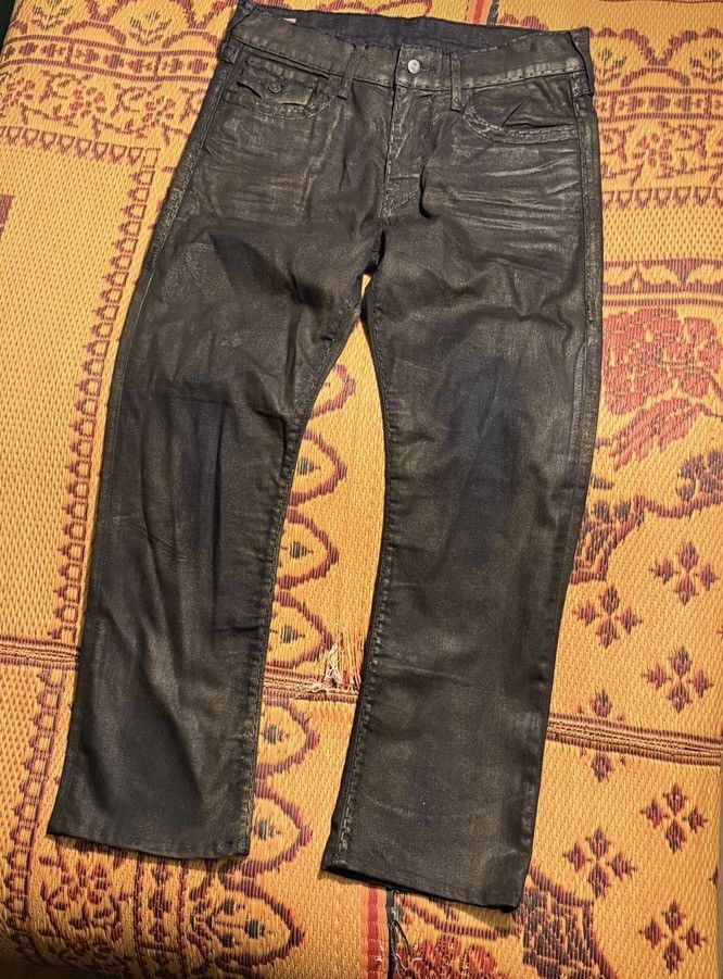 True Religion True Religion Wax Denim Jeans Very Rare Avant Garde Size US 34 / EU 50 - 3 Thumbnail