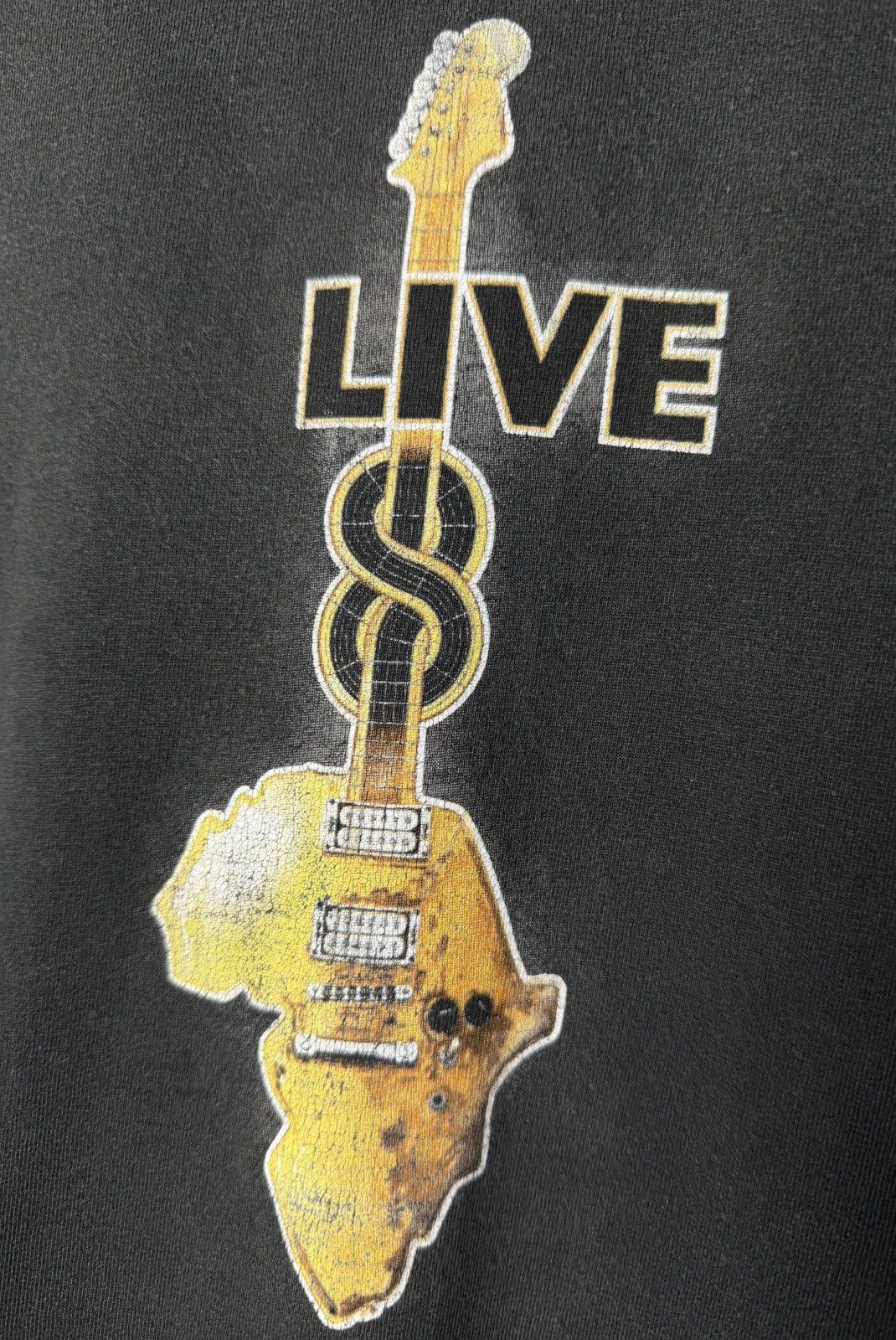 Fruit Of The Loom 2005 Live 8 Limited Y2K Concert T-Shirt size L Size US L / EU 52-54 / 3 - 4 Thumbnail