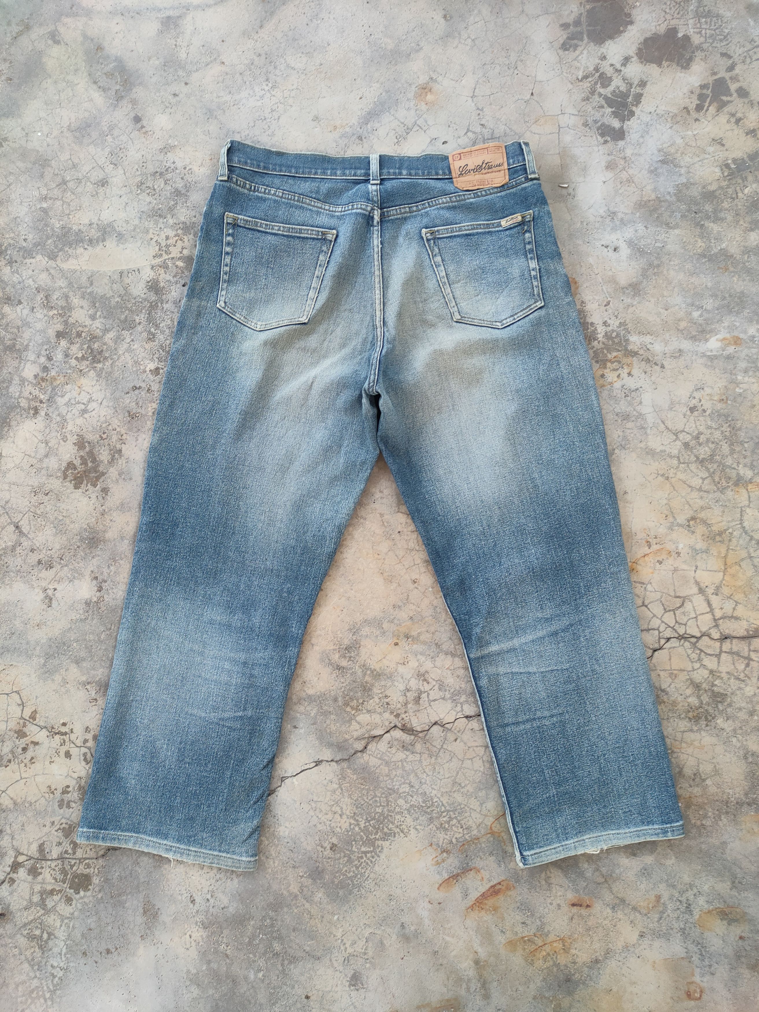 Levi's W36 VINTAGE SIGNATURE FADED RIPPEP JEAN DENIM PANTS Size US 36 / EU 52 - 8 Thumbnail