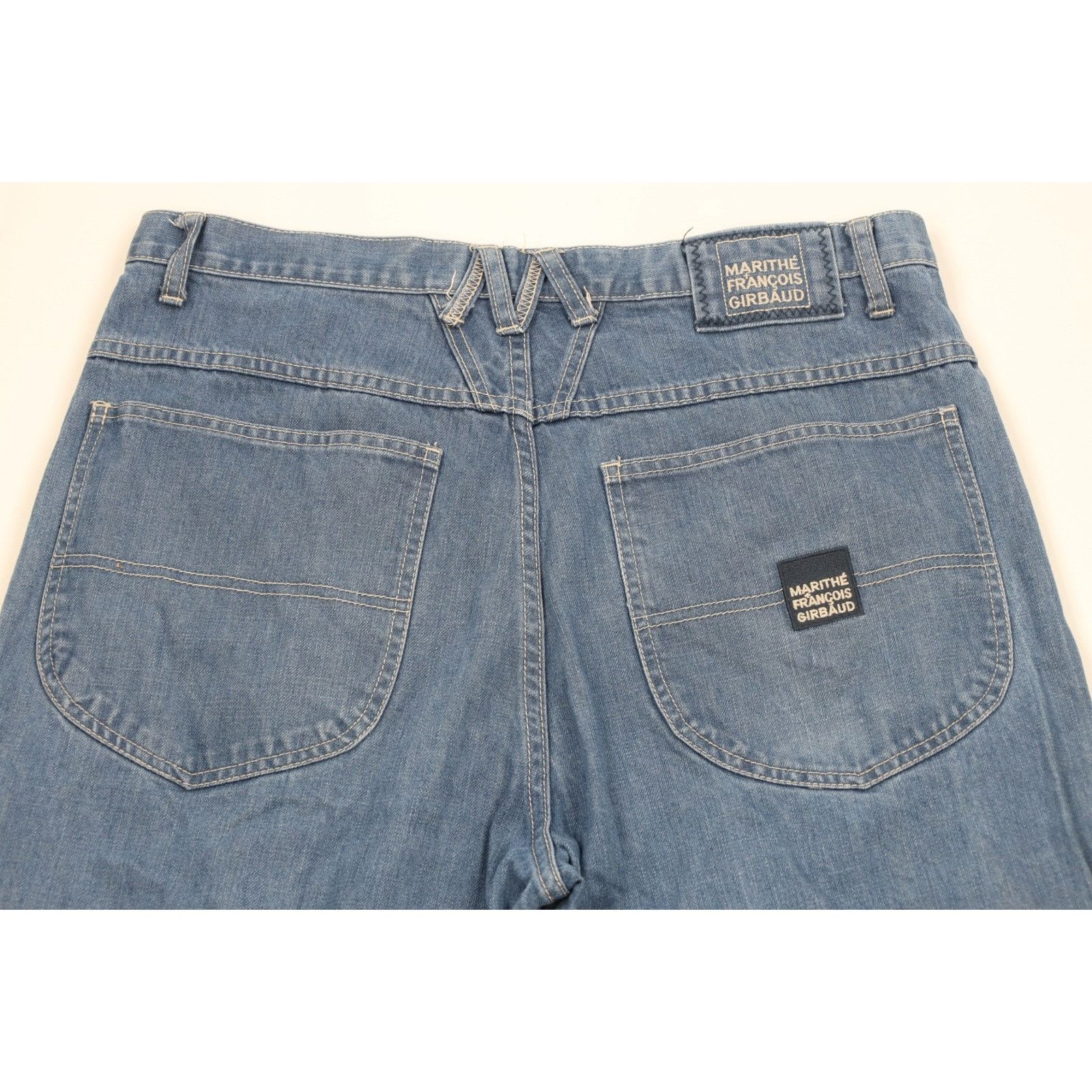 Marithe + Francois Girbaud × Vintage Vintage 90s Marithe Francois Girbaud Baggy Wide Leg Jeans Size US 36 / EU 52 - 12 Thumbnail