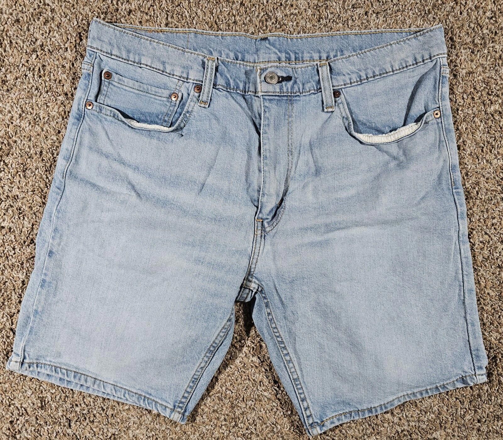 Levi's Levi's Jean Shorts Mens Sz 36 Blue 412 Light Wash Denim Size US 36 / EU 52 - 1 Thumbnail