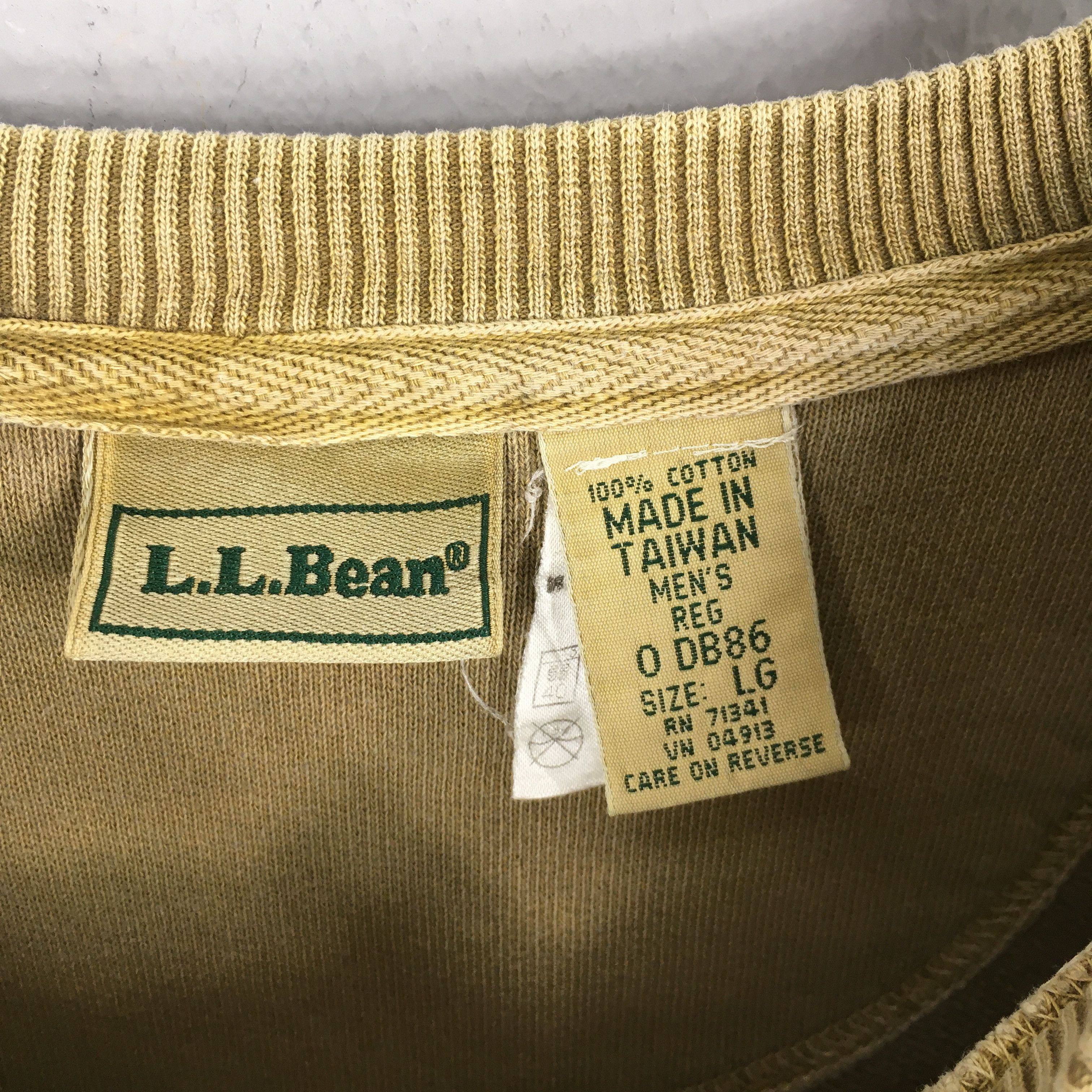 Designer × L.L. Bean × Vintage Vintage LL Bean Usa Brown Sweatshirt Large Size US L / EU 52-54 / 3 - 5 Thumbnail