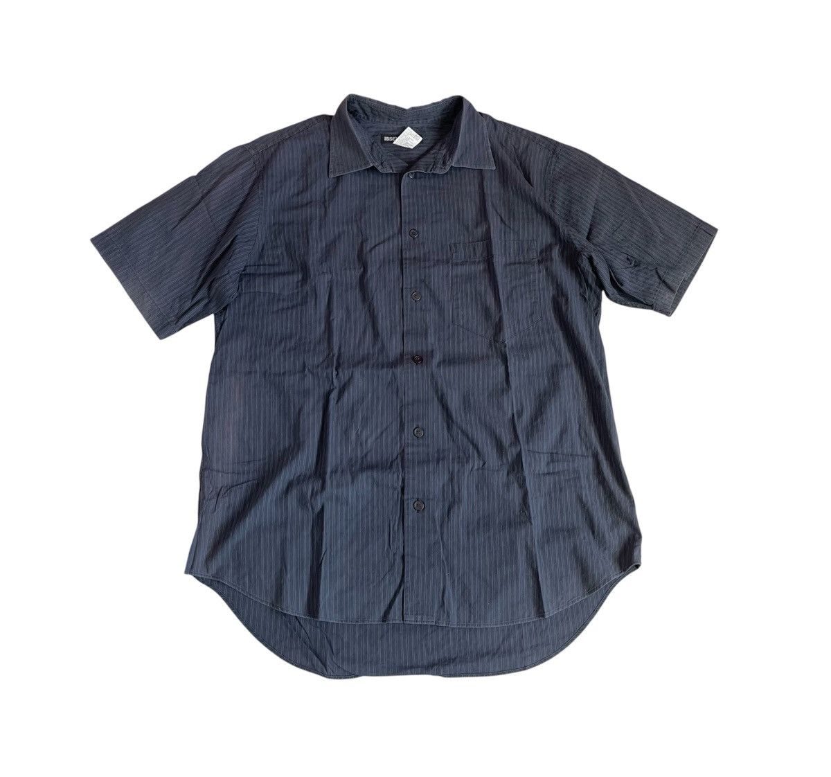 Issey Miyake Vintage issey miyake classic striped black shirt Size US L / EU 52-54 / 3 - 1 Thumbnail