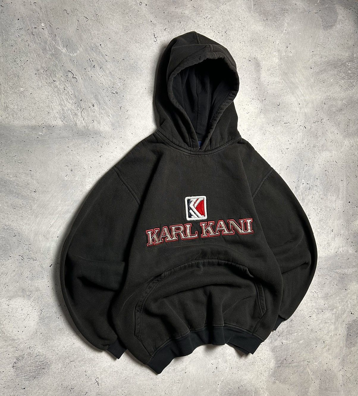 Karl Kani Vintage 90s Karl Kani 2Pac Style Distressed Hip Hop Hoodie Size US XL / EU 56 / 4 - 5 Thumbnail