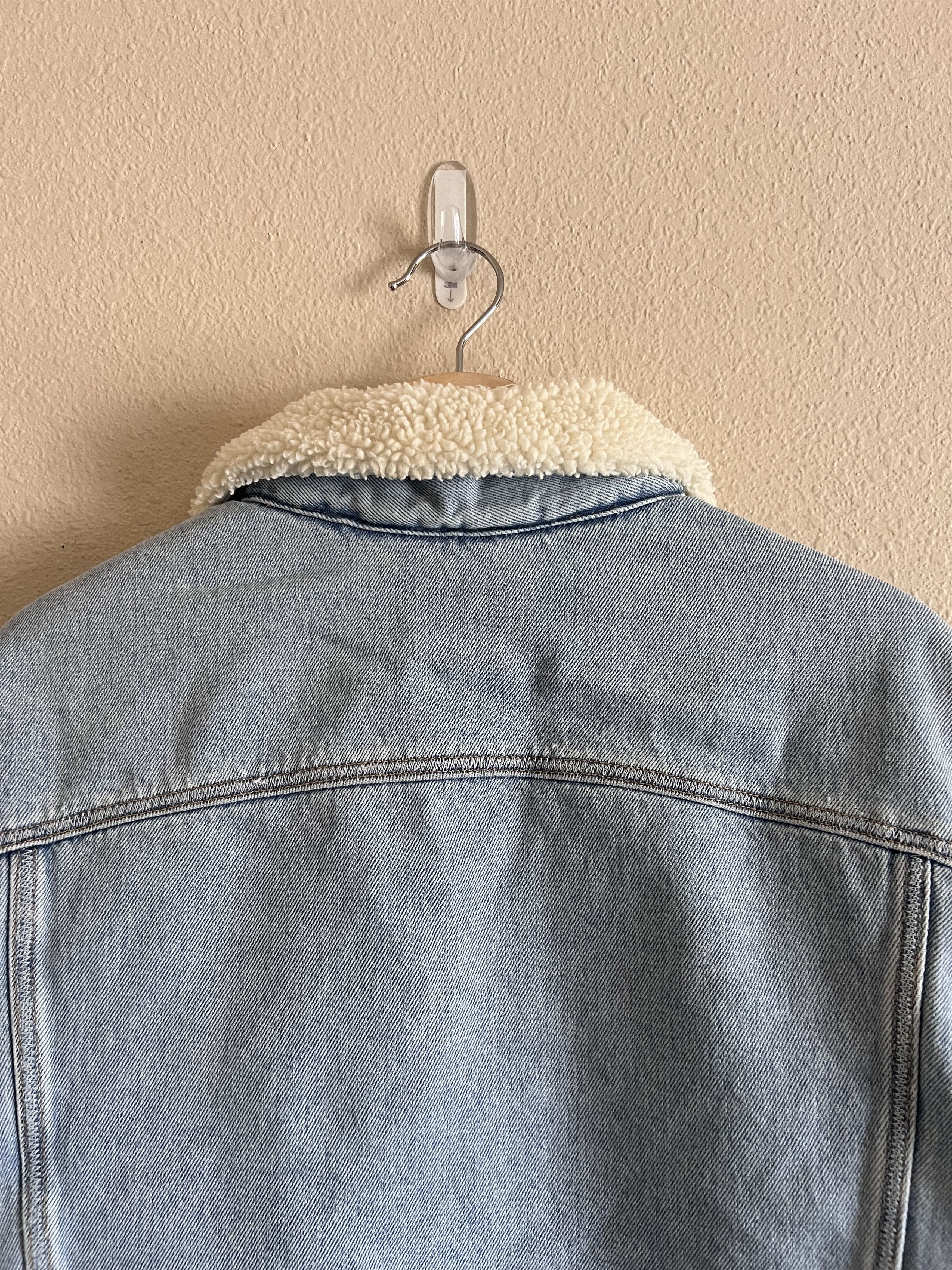 ERL × Levi's ERL Levi's Denim Sherpa Lined Trucker Jacket Size US XL / EU 56 / 4 - 7 Thumbnail