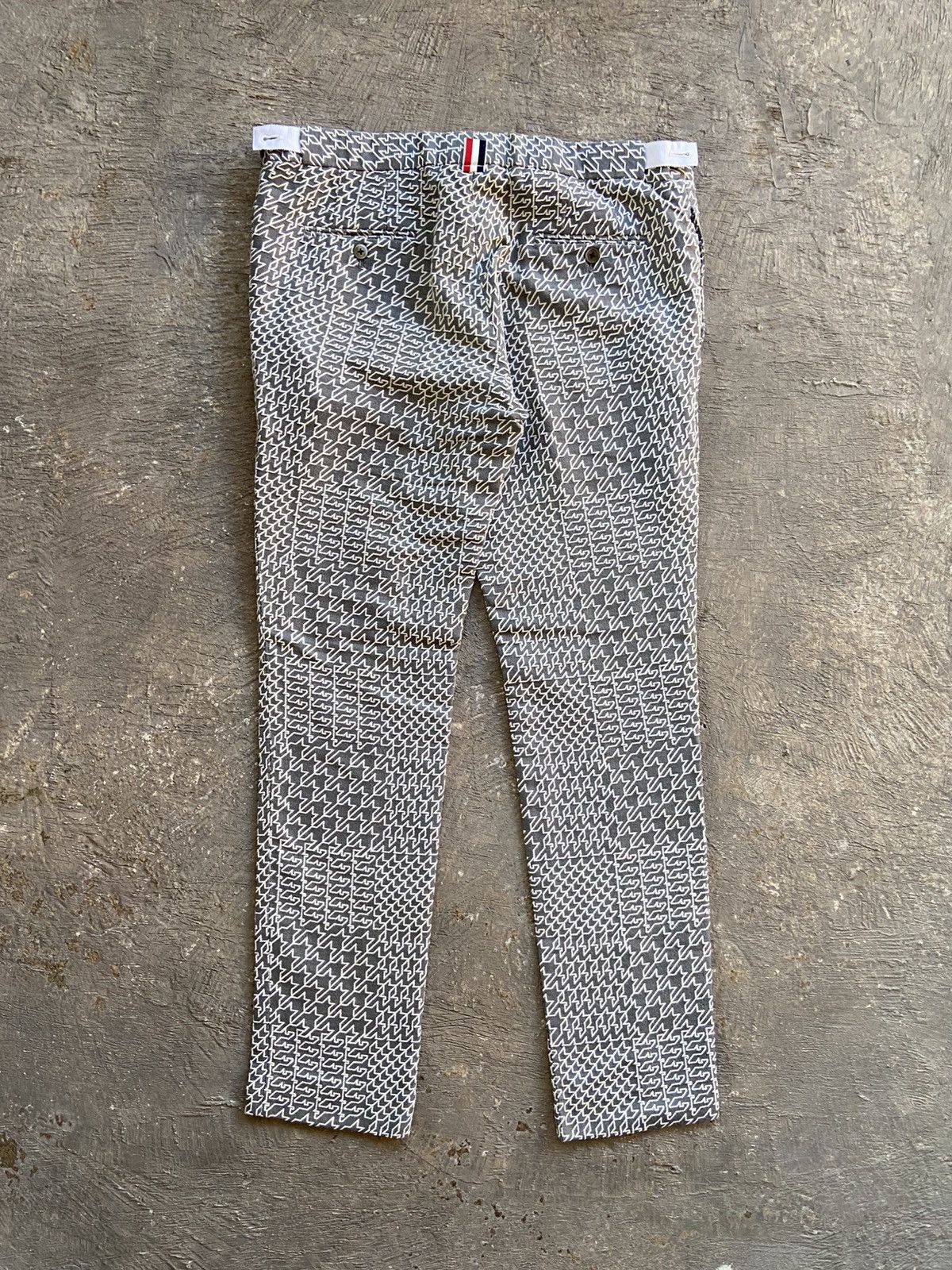 Thom Browne FW2015 Thom Browne - Houndstooth Pattern Slim Trousers Pants Size US 36 / EU 52 - 9 Thumbnail