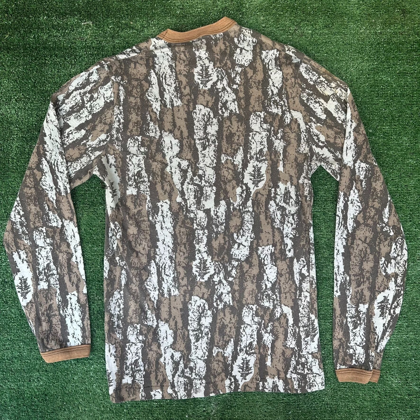 Realtree Vintage 80s Realtree Bark Camo T-Shirt Long Sleeve Single St Size US M / EU 48-50 / 2 - 6 Thumbnail