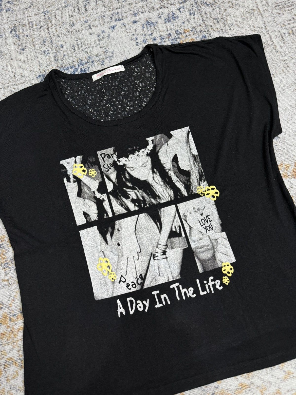 Japanese Brand Y2k ane basket ifsix tshirt Size L / US 10 / IT 46 - 2 Thumbnail