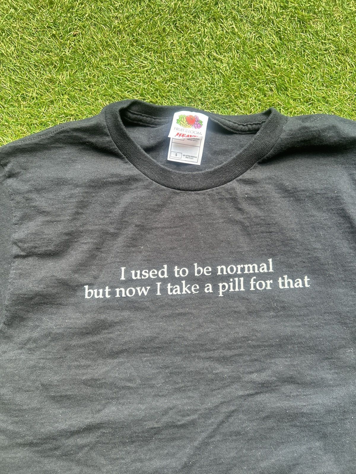 Vintage Vintage 90s Fruit of the Loom USA BFunny Graphic T-Shirt Size US S / EU 44-46 / 1 - 1 Thumbnail