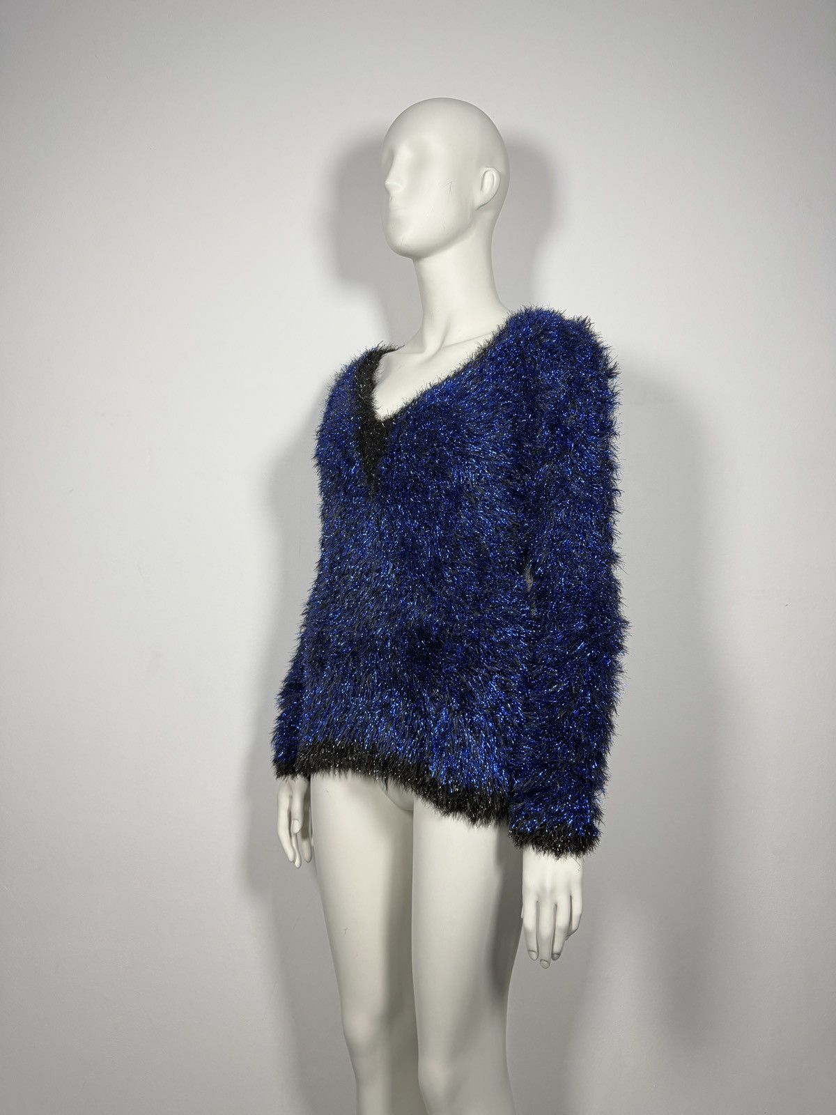 Balmain Balmain 2010’s Oversized Fuzzy Mohair Knit Sweater Size L / US 10 / IT 46 - 12 Thumbnail