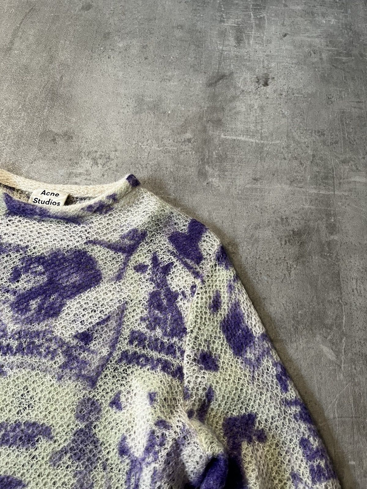 Acne Studios Acne Studios Rave Poster Scribble FW19 sweater Size US M / EU 48-50 / 2 - 5 Thumbnail