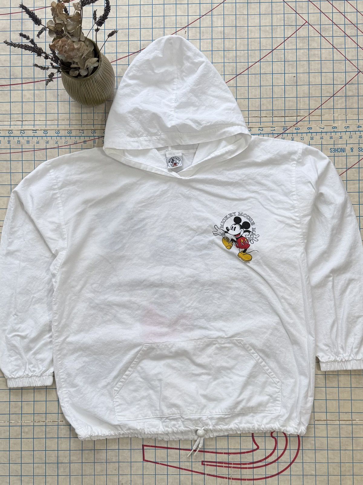 Mickey & Co. × Mickey Mouse × Vintage Vintage Mickey & Co Lightweight Hoodie Mickey Piano Fits M Size US M / EU 48-50 / 2 - 6 Thumbnail