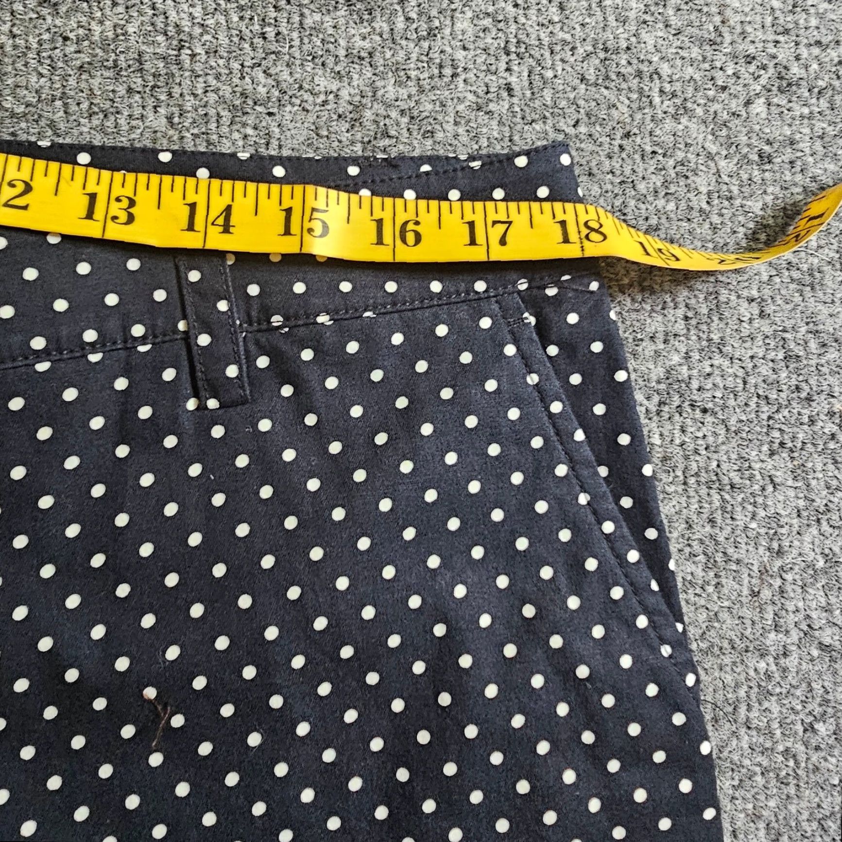 Talbots Talbots Pants Womens 14 Black White Polka Dot Heritage Cropped High Rise Career Size 36" / US 14 / IT 50 - 5 Thumbnail