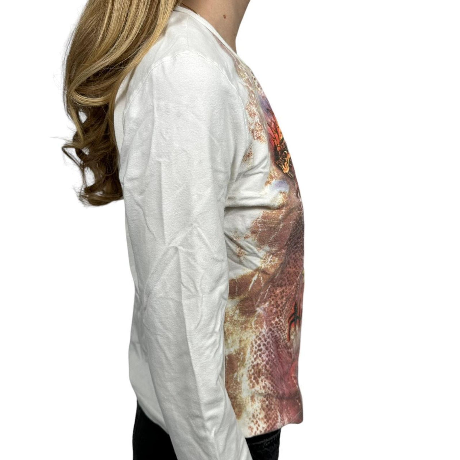 Harley Davidson Vintage womens Dragon harley davidson long seelve tee Size M / US 6-8 / IT 42-44 - 5 Thumbnail