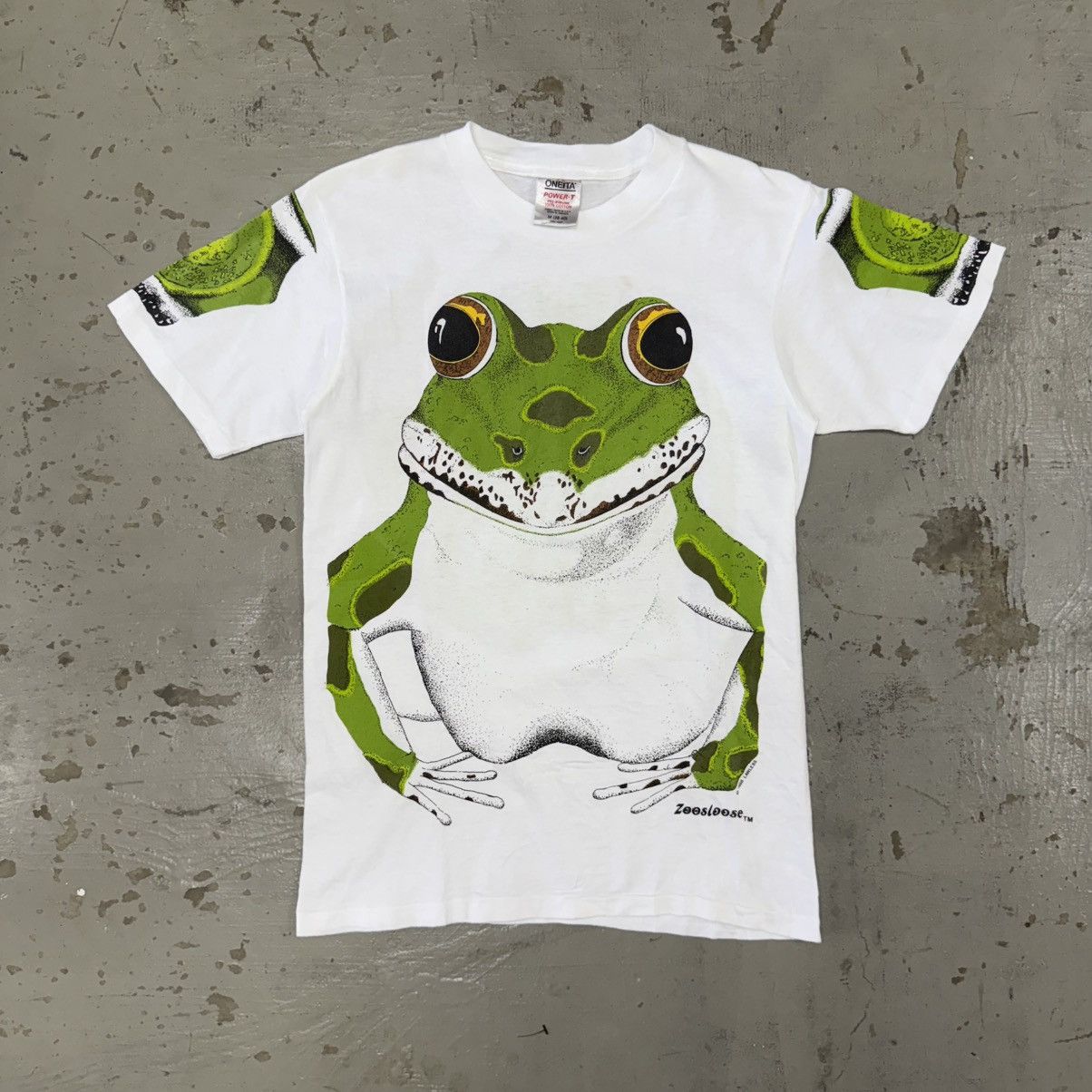 Arts & Science Vintage 80s Zoosloose Frog Graphic Tee Size US M / EU 48-50 / 2 - 1 Thumbnail