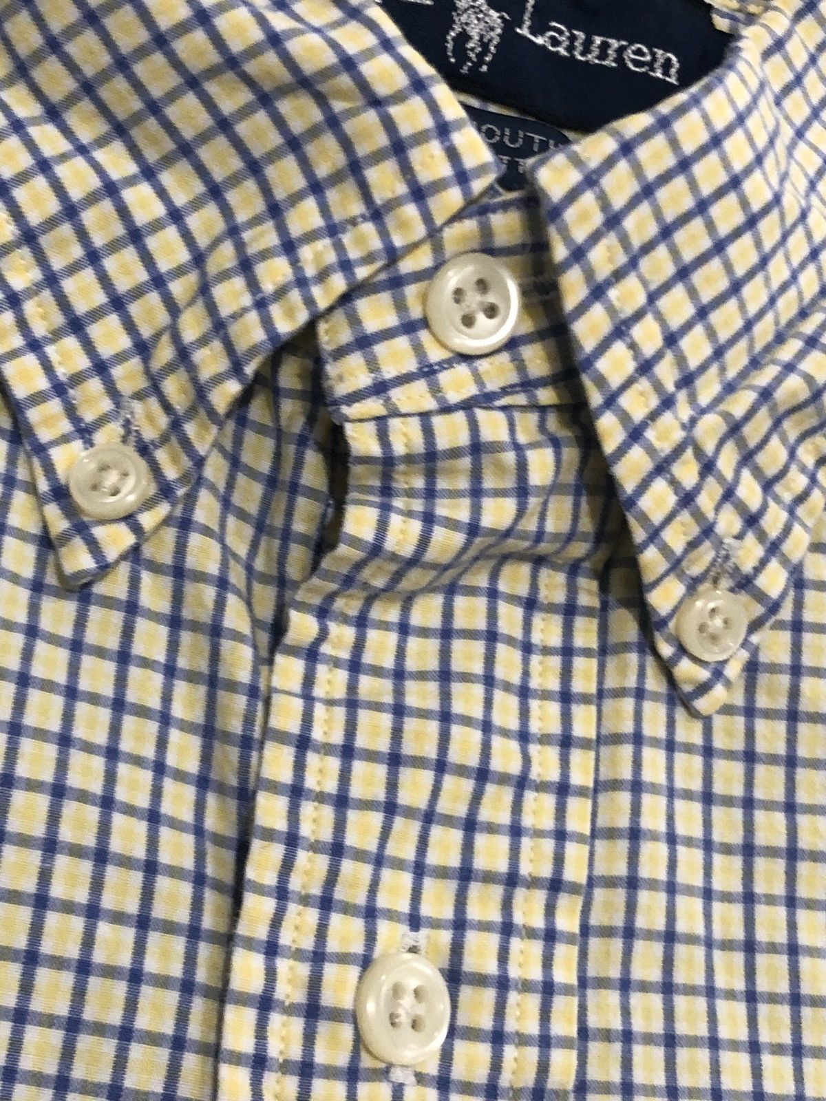 Polo Ralph Lauren × Vintage Vtg 90s Polo Ralph Lauren Yarmouth Button Down Size US L / EU 52-54 / 3 - 4 Thumbnail
