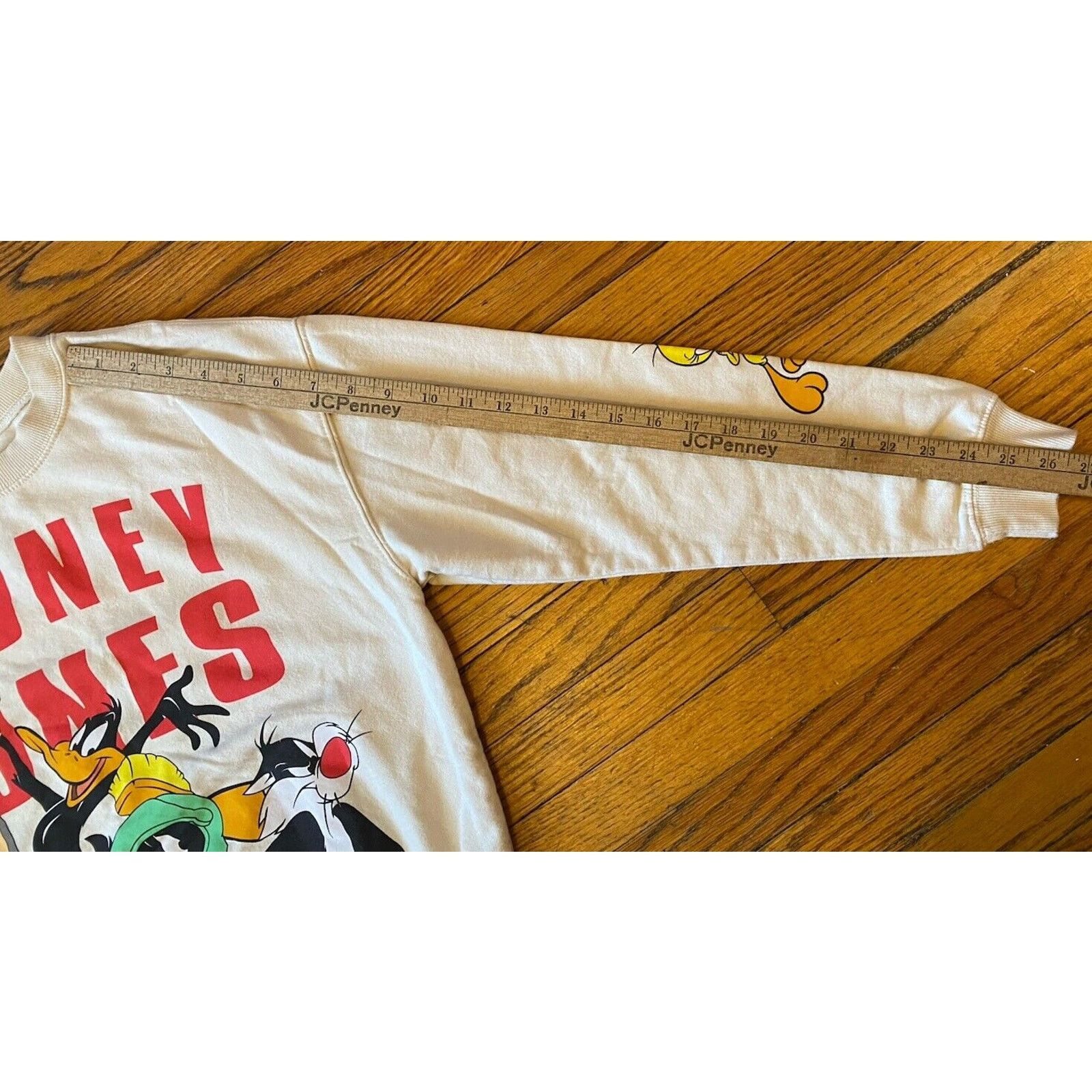 Other Looney Tunes Characters Sweatshirt Women’s Medium Cream Size M / US 6-8 / IT 42-44 - 9 Thumbnail