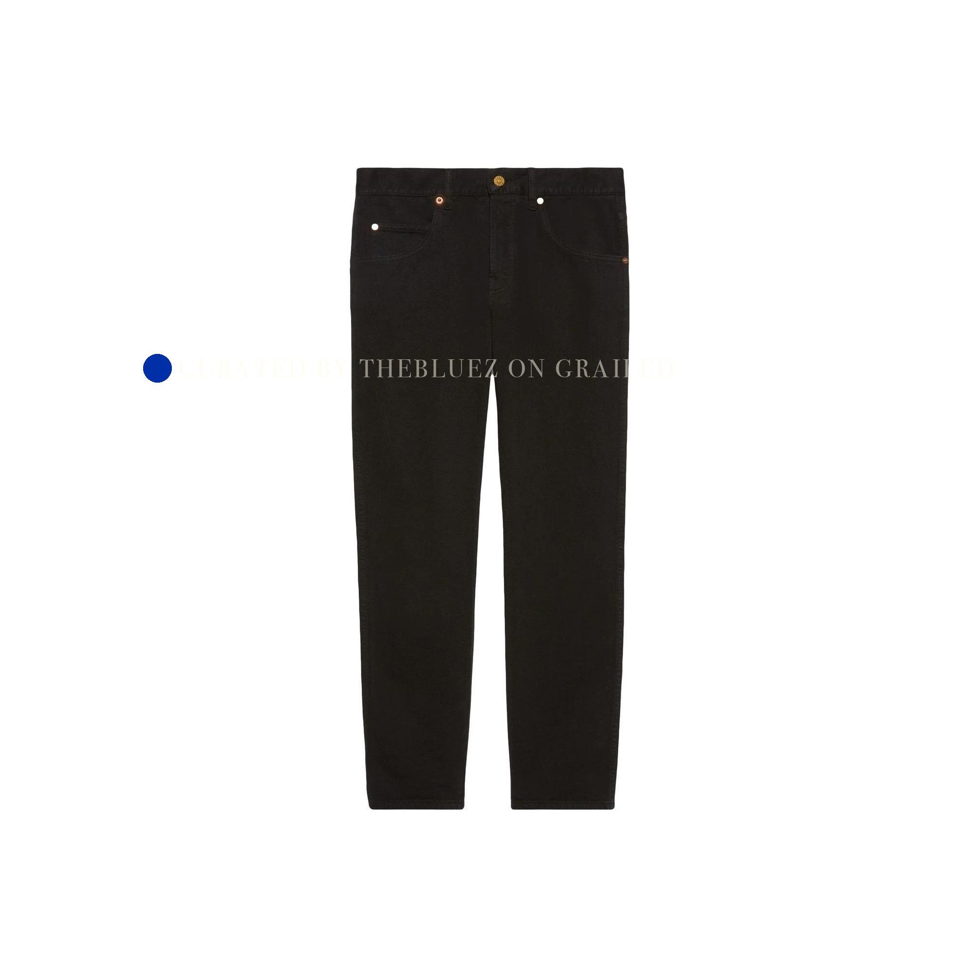 Gucci Stylish Black Denim Jeans Size US 30 / EU 46 - 1 Thumbnail