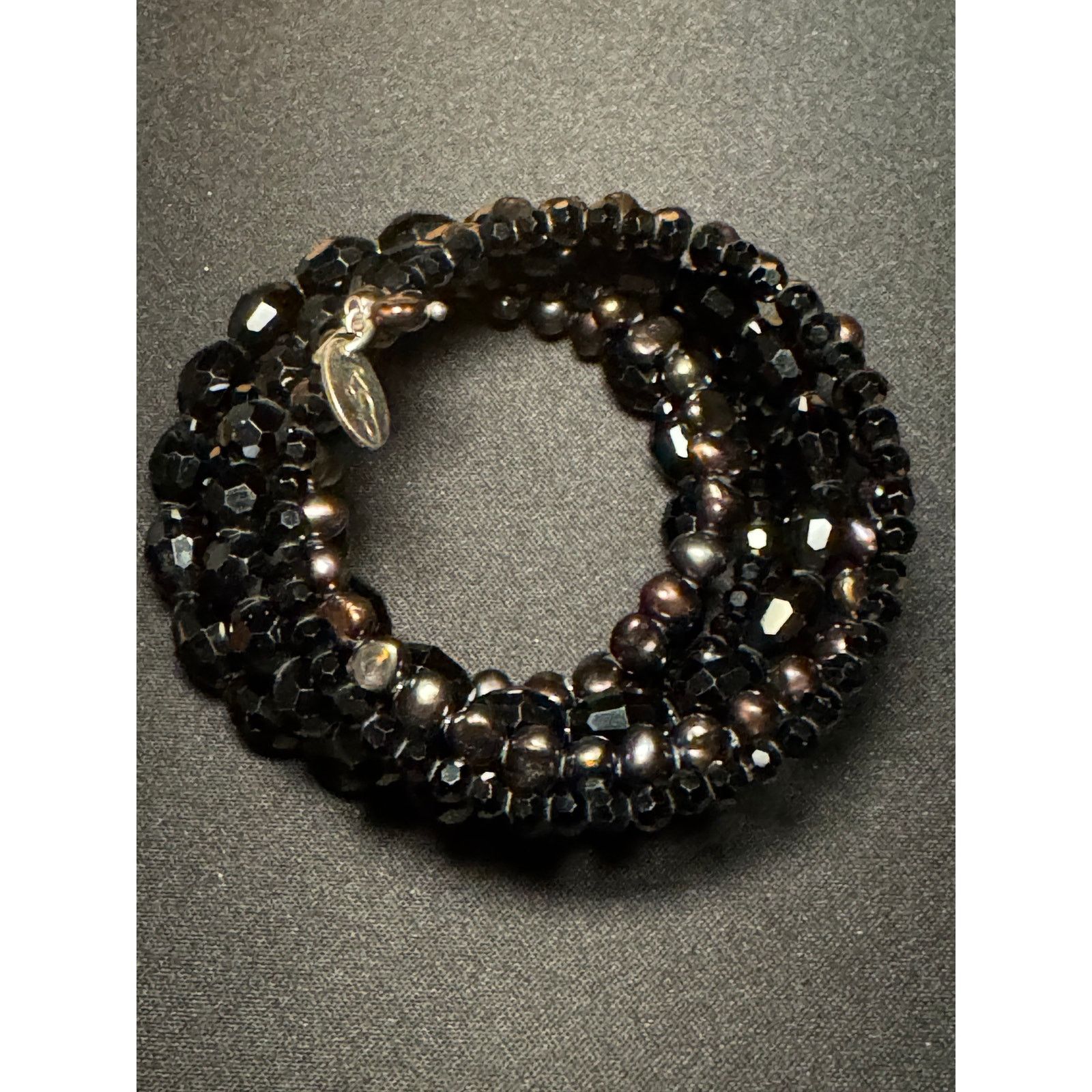 Other KGP Beaded & Pearl Memory Wire Bracelet Size ONE SIZE - 5 Thumbnail
