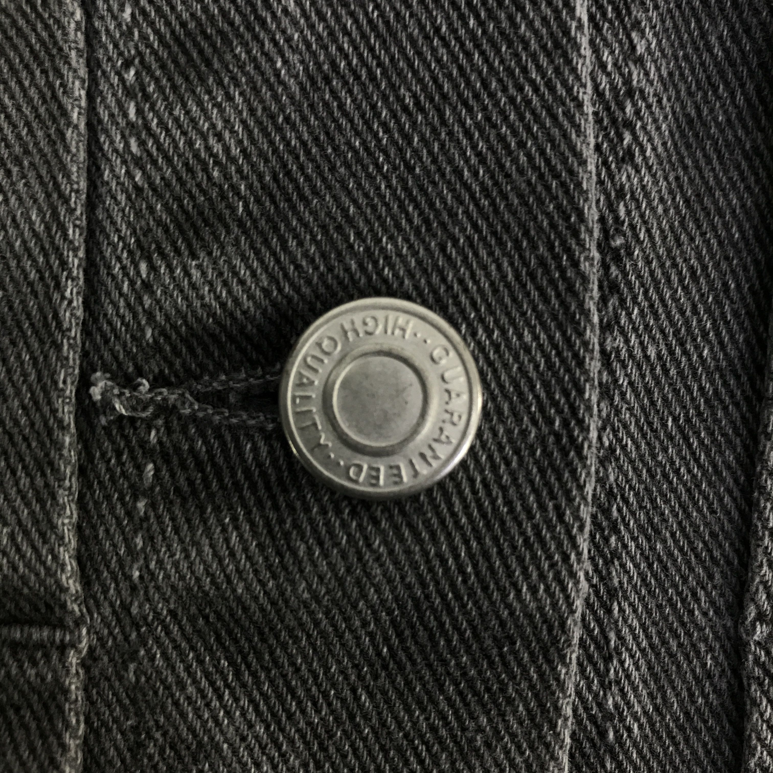 Japanese Brand Black Faded Richie Glamour Denim Type 2 Jacket K96B17 Size US M / EU 48-50 / 2 - 9 Thumbnail