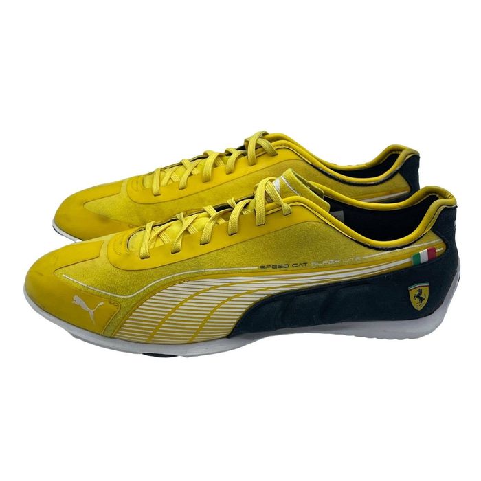 Puma ferrari 2024 yellow shoes