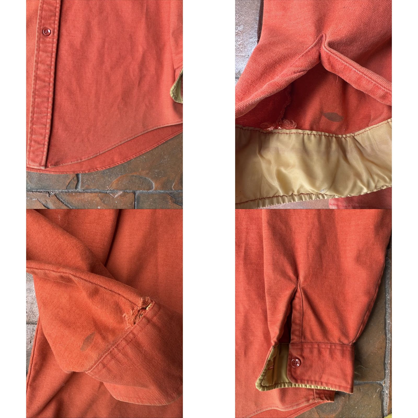 Vintage VINTAGE Browning Super Naturals Shooting Button Shirt XL Orange Canvas Cotton Button-Up Long Sleeve Collared casual Mens 17-XL-17.5 Made in USA Size US XL / EU 56 / 4 - 8 Thumbnail