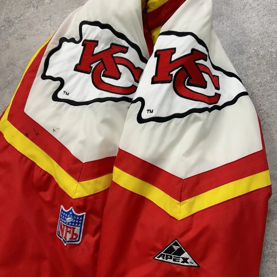 NFL × Vintage Kansas City CHIEFS APEX ONE AUTHENTIC PRO LINE PUFFER JACKET Size US XL / EU 56 / 4 - 6 Thumbnail