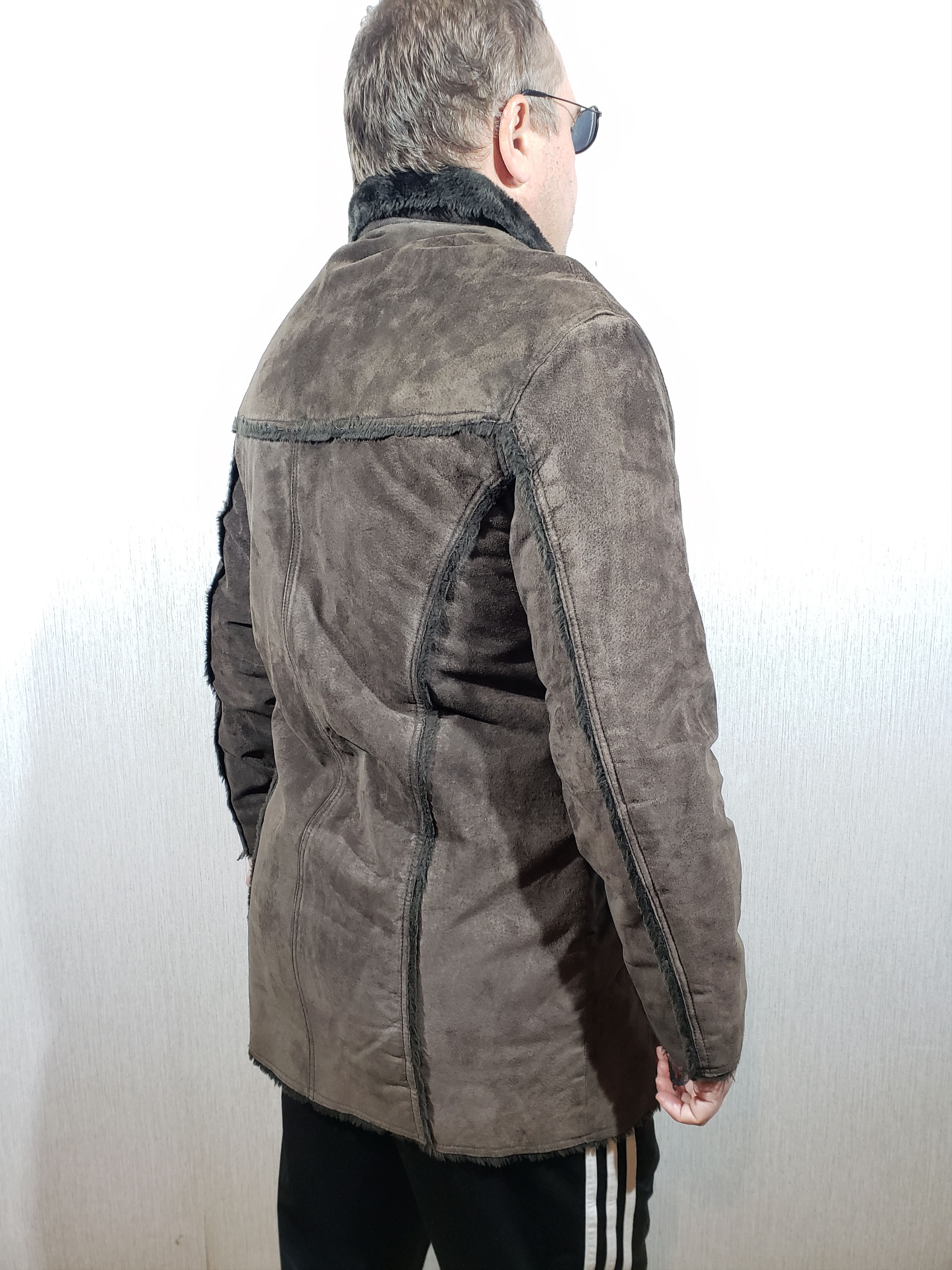 Other Brown men's leather jacket. Size US L / EU 52-54 / 3 - 6 Thumbnail
