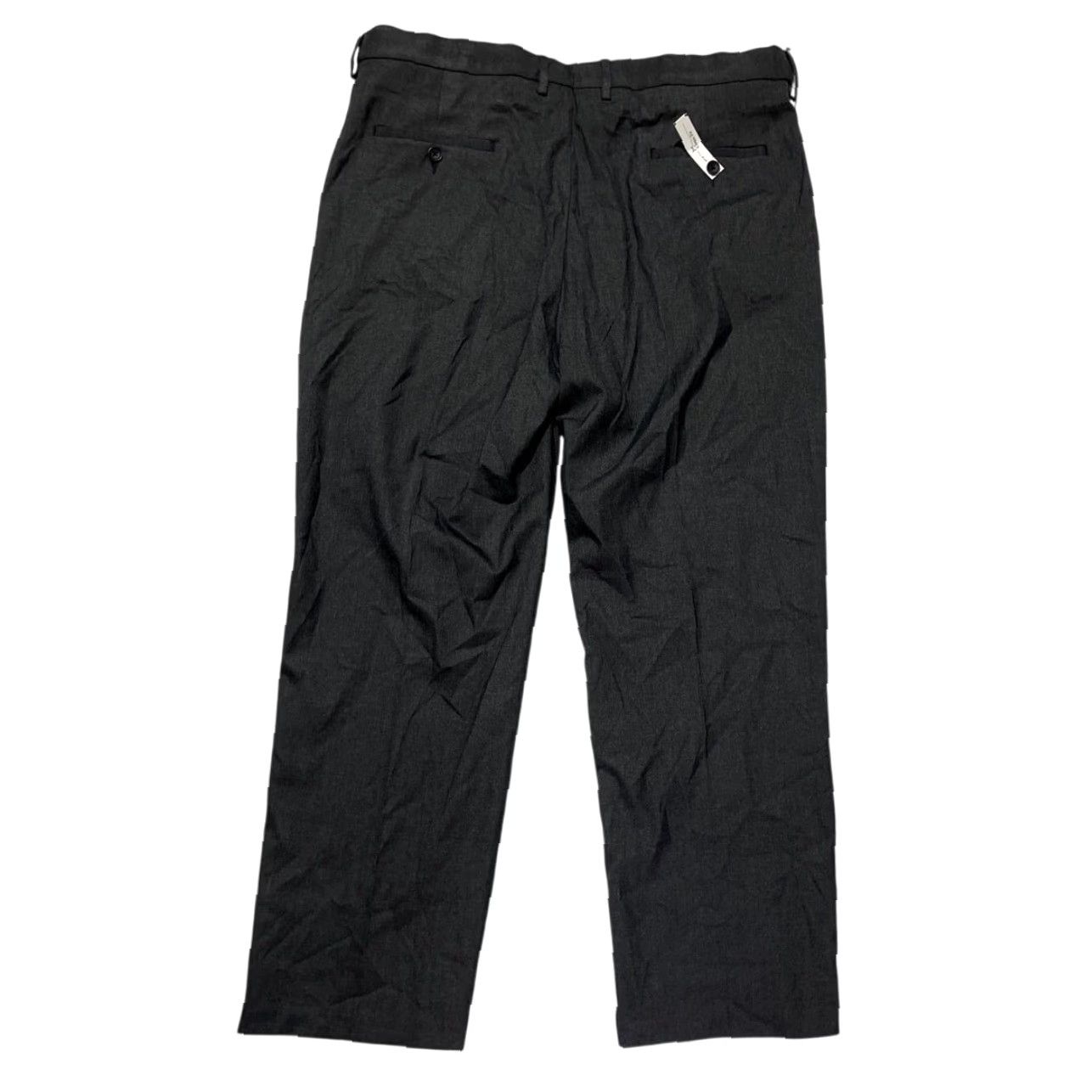 Haggar Haggar Premium Classic Fit Pleated Hidden Expandable Waist Pants 38x30 dark gray heather Size US 38 / EU 54 - 2 Thumbnail