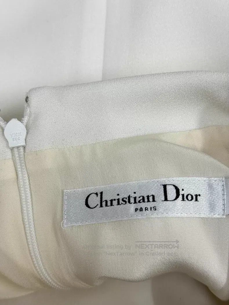 Dior Dior White rhinestone bee silk sleeveless Size XS / US 0-2 / IT 36-38 - 4 Thumbnail