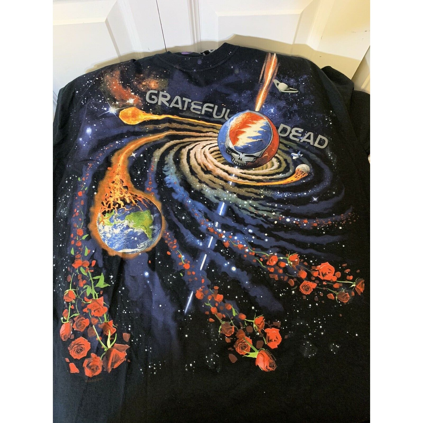Liquid Blue Liquid Blue Grateful Dead Sz L T-shirt Flaming Meteors And R Size US L / EU 52-54 / 3 - 1 Thumbnail